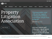 Tablet Screenshot of pla.org.uk